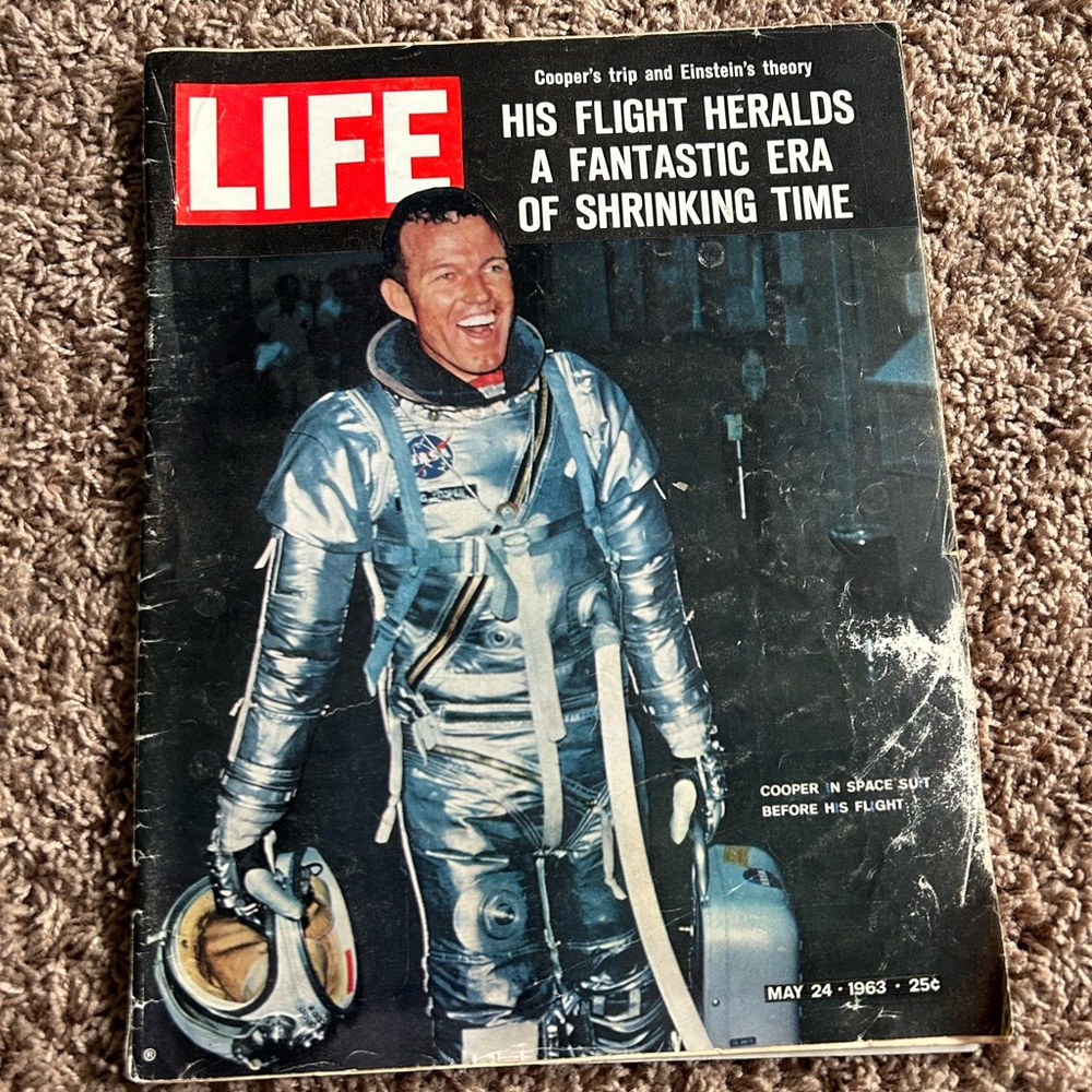 Life magazine may 24 1963 cooper goes into space